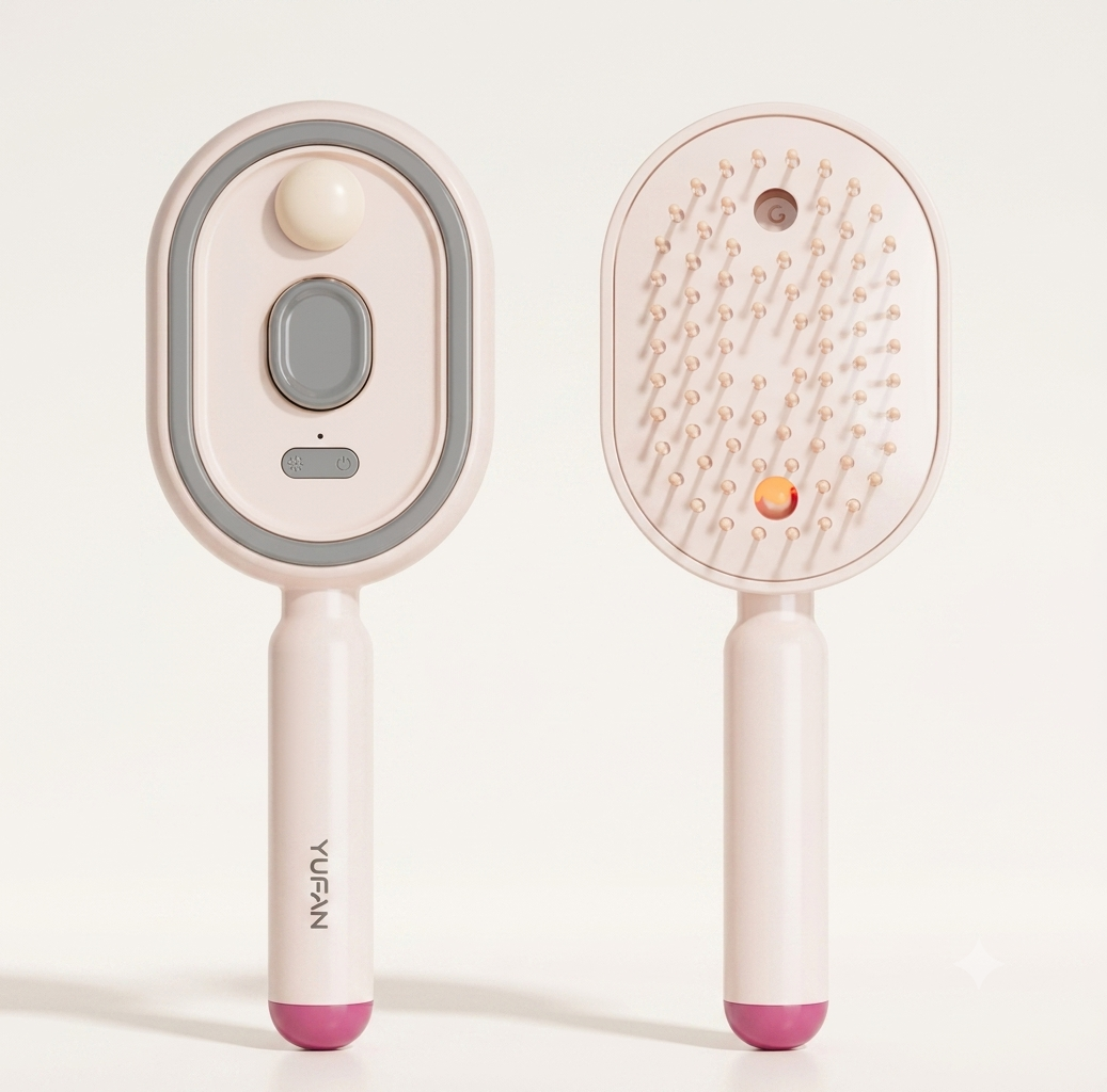 Mist Spray Massage Comb with Essential Oil Atomizer