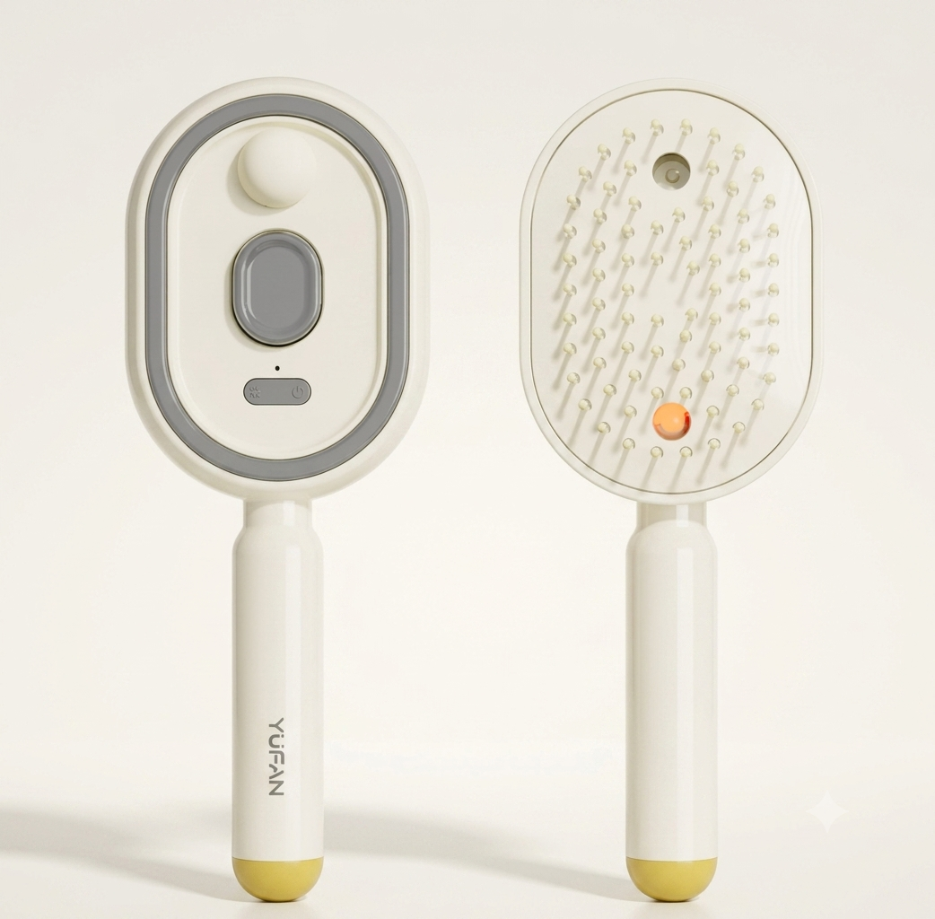 Mist Spray Massage Comb with Essential Oil Atomizer